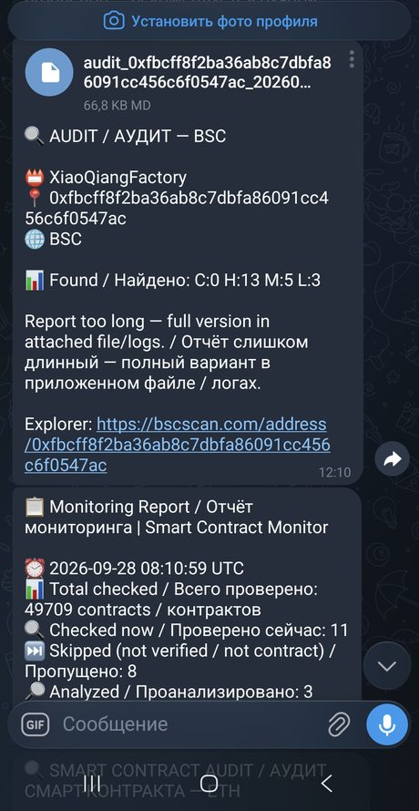 Full report file attached plus monitoring stats